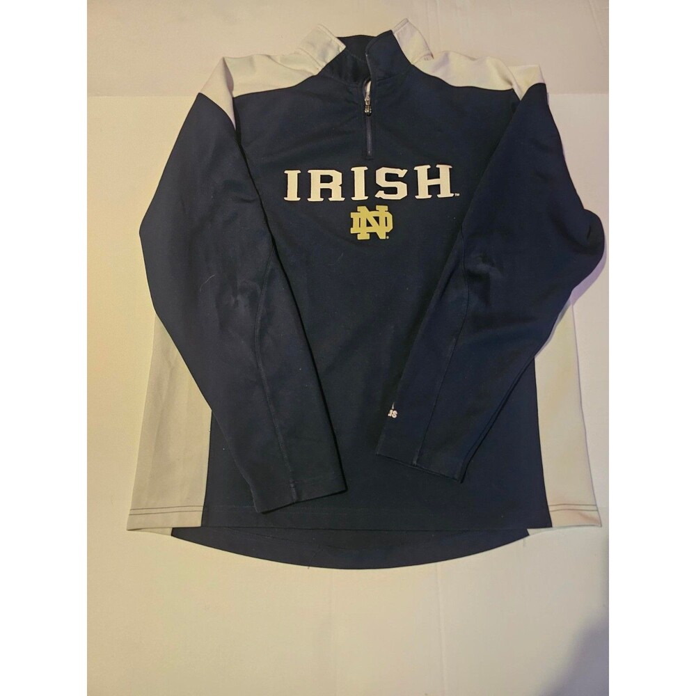 Adidas Notre Dame Fighting Irish Scorch ClimaLite 1/4 Zip Pullover Mens M